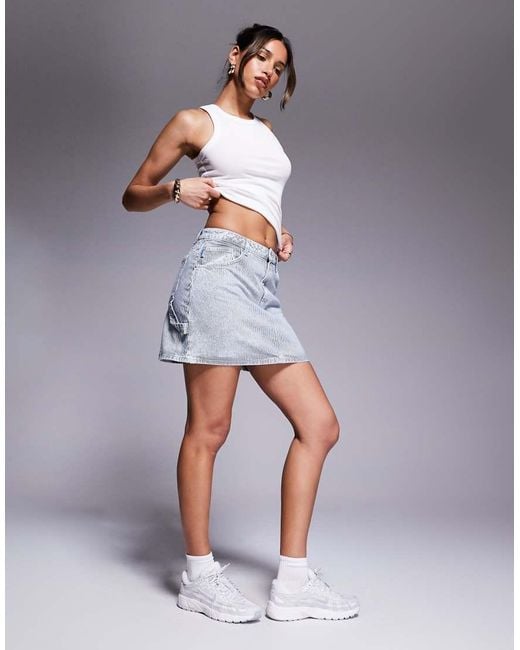 HUGO Denim Rok in het Blue