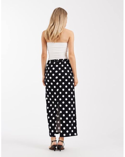 Threadbare White Jersey Maxi Skirt