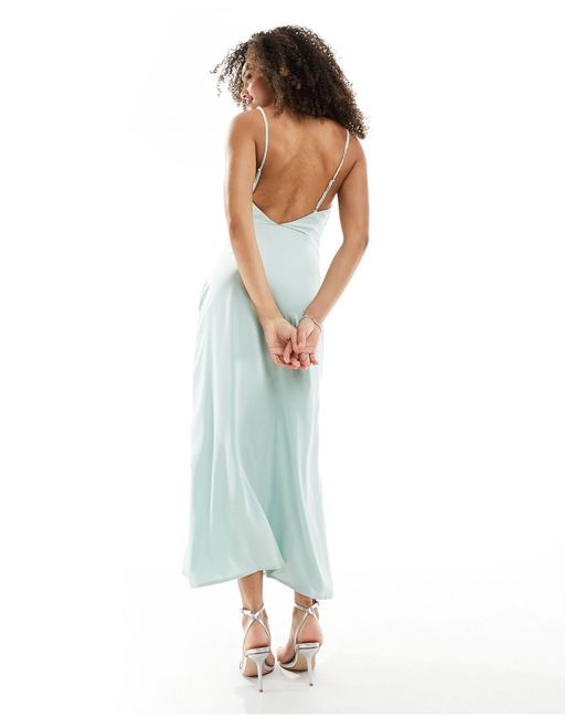 Vila Blue – bridesmaid – maxikleid aus satin