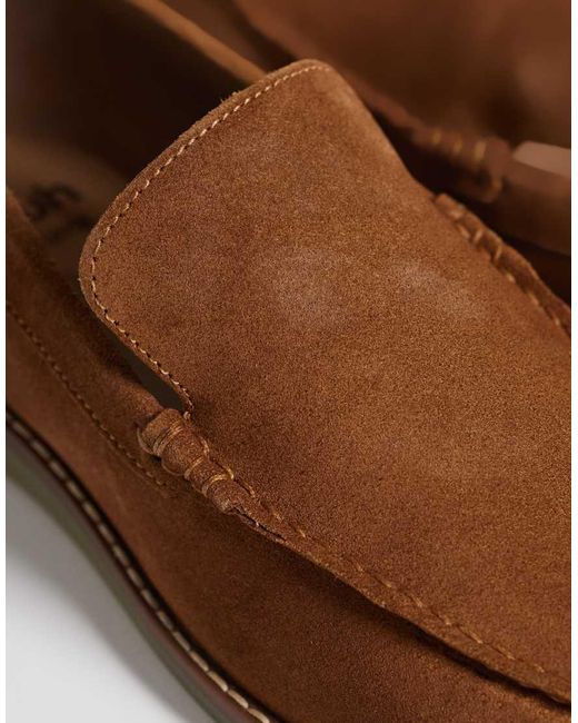 Schuh Brown Risk Loafers for men