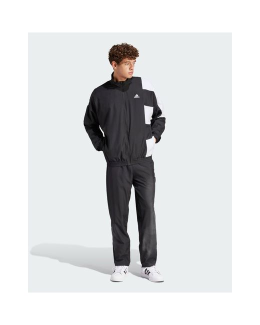 Mens black adidas originals tracksuit cheap