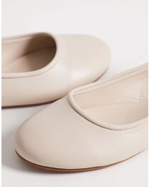 SIMMI Natural Simmi London Avril Slingback Ballet Flats