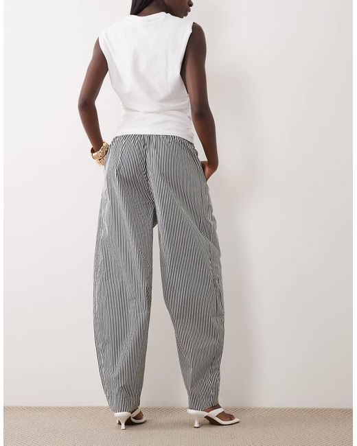 WeWoreWhat Gray Drawstring Waist Pull On Balloon Pants