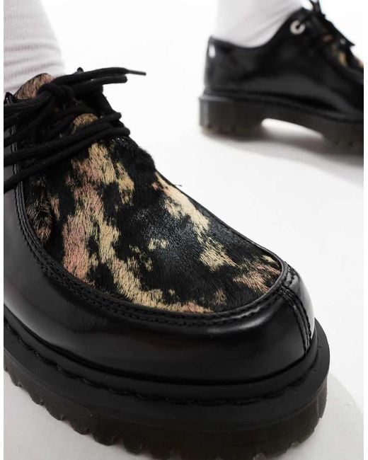 Dr. Martens Black Zeffir 3 Eye Shoes for men