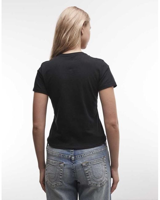 PRNT Blue Espana Champions Cropped T-Shirt
