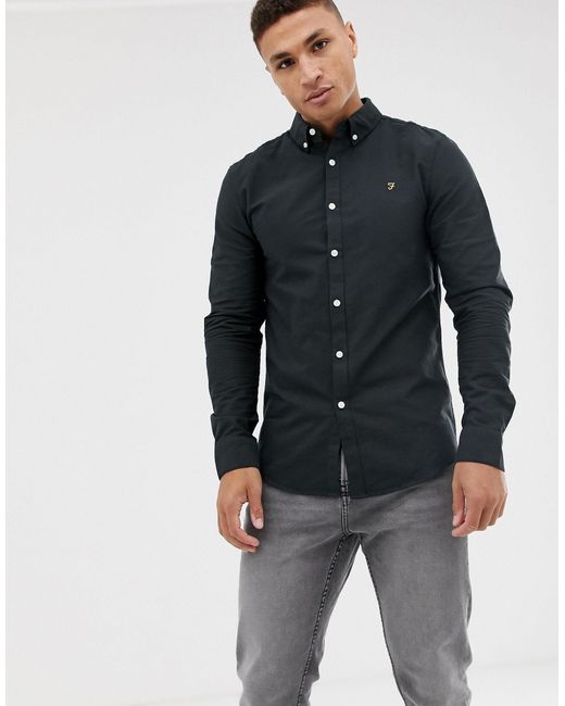 mens slim fit oxford shirt