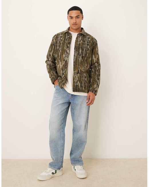 Barbour Brown Boldon Relaxed Wool Blend Overshirt for men