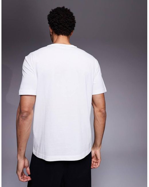 EA7 Gray Armani Premium Logo T-Shirt for men