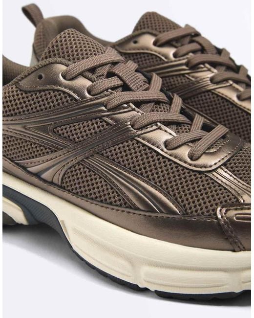 Oysho White Running Trainers