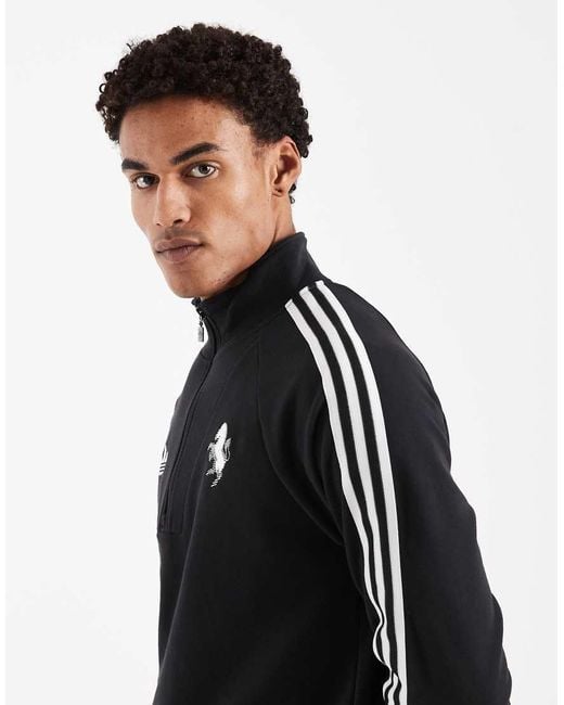Adidas Originals Blue Juventus Fc Originals Half Zip Top for men