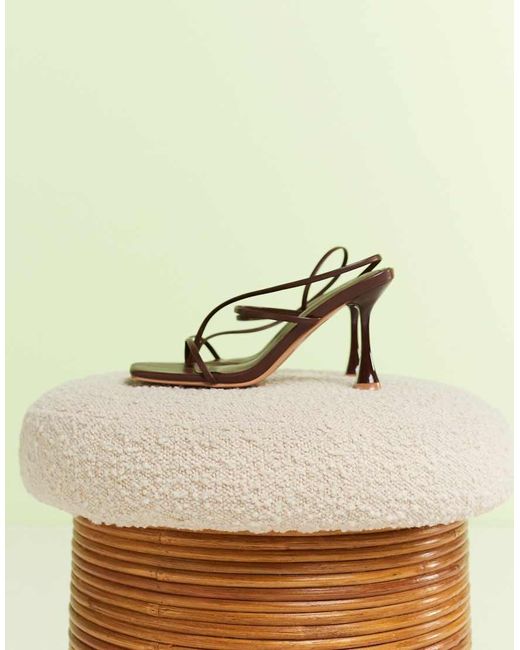 SIMMI Purple Simmi London Allegra Strappy Heeled Sandals