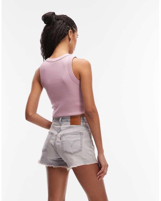 Levi's Purple 501 Hourglass Shorts