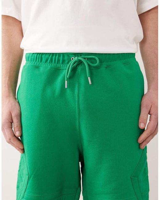 Nike Green Flight Diamond Fleece Short for men