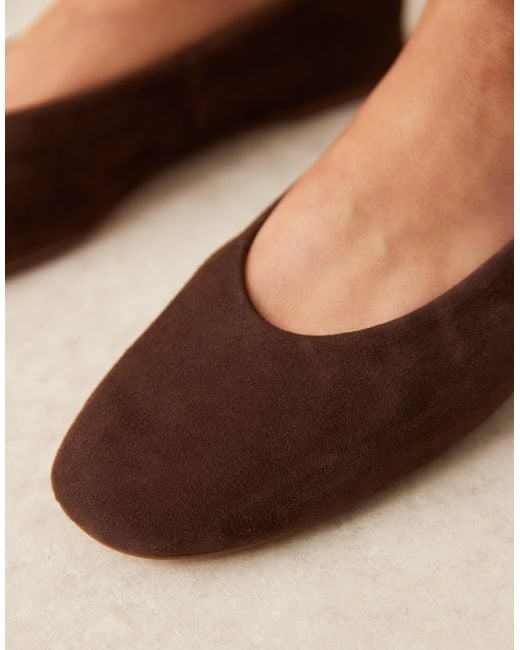 Mango Natural Leather Flat Shoe