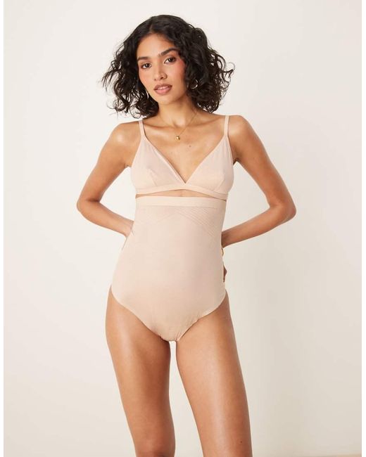 Spanx Pink Shape Invisible High-waisted Thong