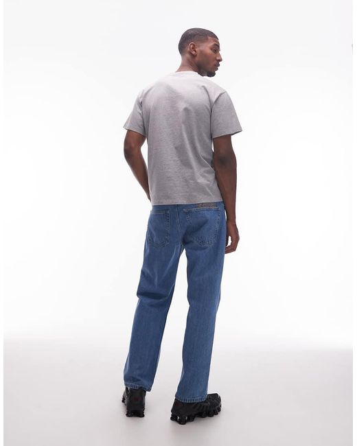 No Problemo Blue baggy Jeans for men