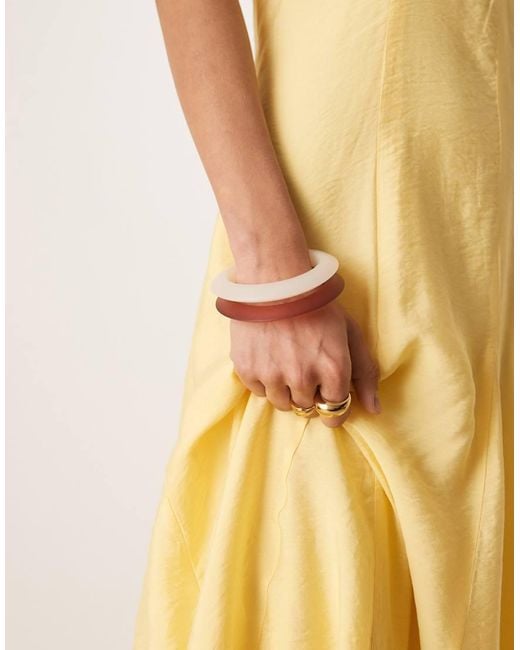 SELECTED Natural Femme Structured Long Dress
