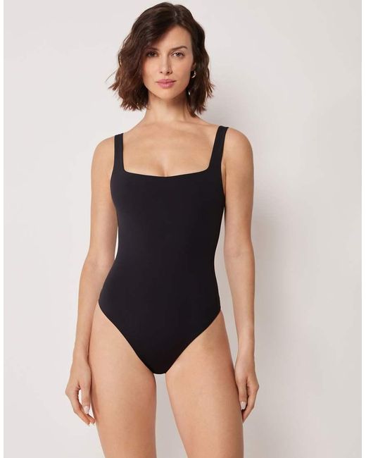 Calzedonia Black Premium Fit Sculpt One-Piece Swimsuit
