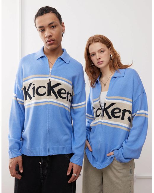 Kickers Blue – unisex-strickjacke