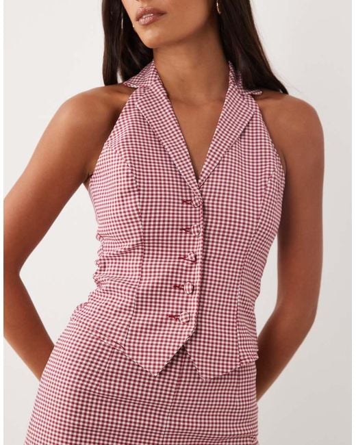 Miss Selfridge Tailored Halter Top Co-ord