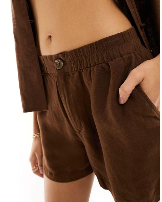Sarah - pantaloncini da mare marroni di Lindex in Brown