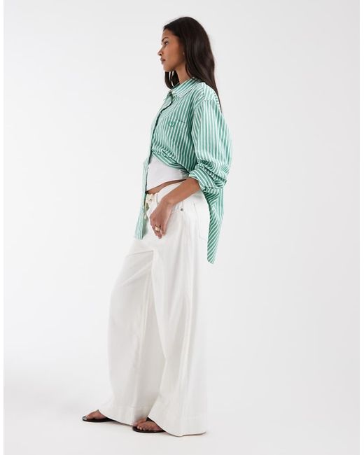 Gap Green Tie Waist Drawstring baggy Jeans