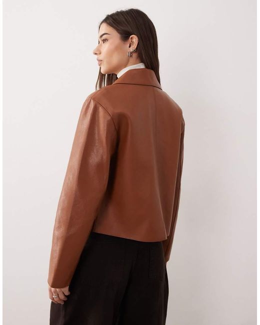 Giacca di Mango in Brown