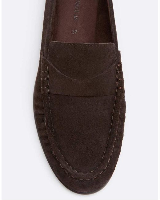 Stradivarius White Leather Loafers