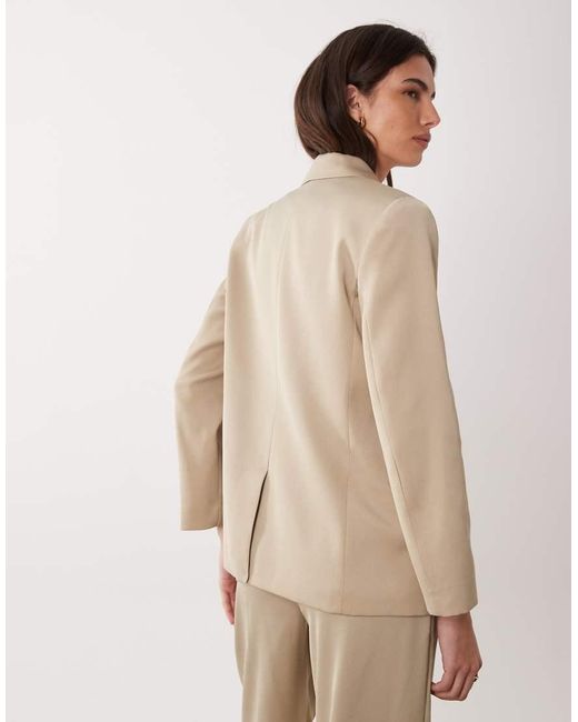 ARMANI EXCHANGE Natural Chain Detail Co-ord Blazer
