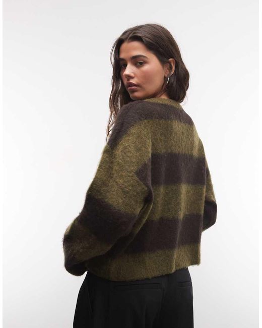 Noisy May Black Round Neck Knit Cardigan