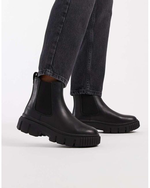 Timberland Black Greyfield Chelsea Boots