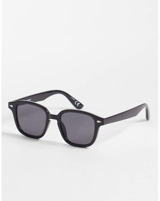 ASOS Black Square Sunglasses for men