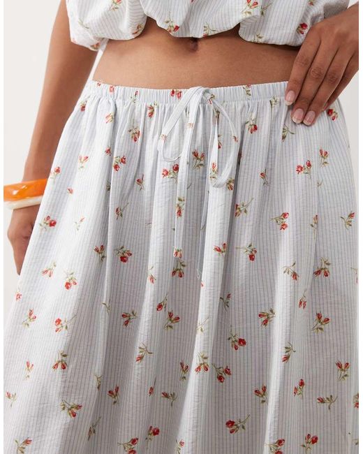 ASOS White Circle Skirt