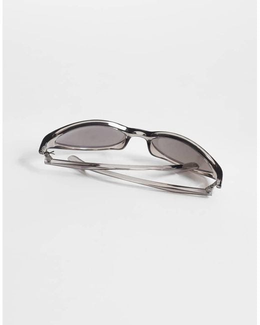 ASOS White Wrap Sunglasses for men