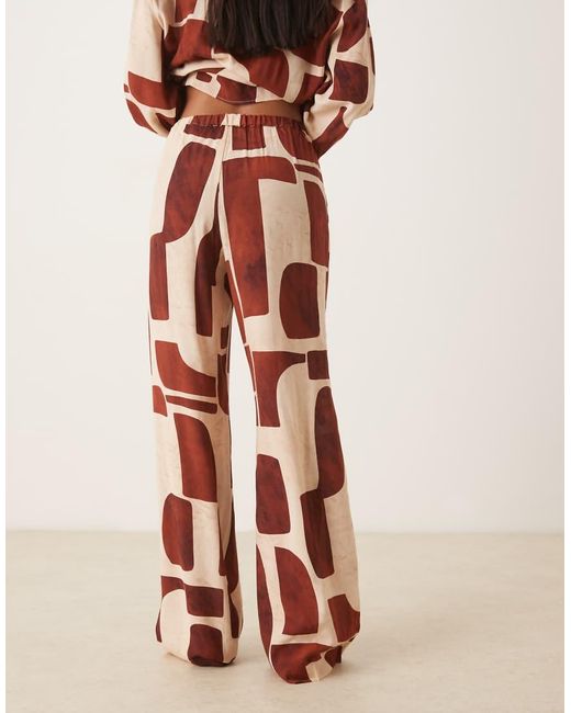 Mango Natural Straight Trouser Co-ord