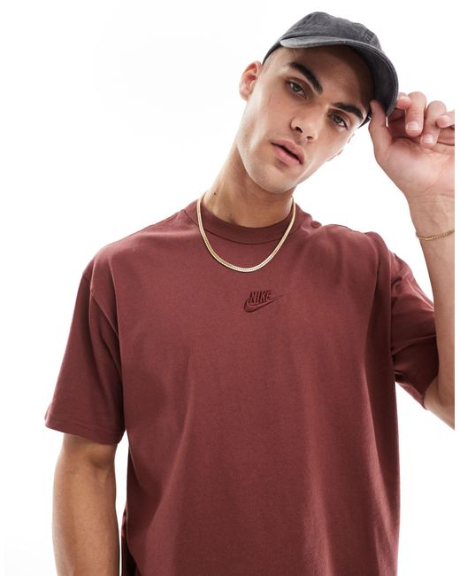 Nike Red Premium Essential T-shirt for men