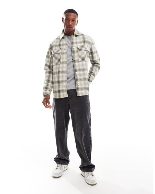 River Island Gray Overshirt for men