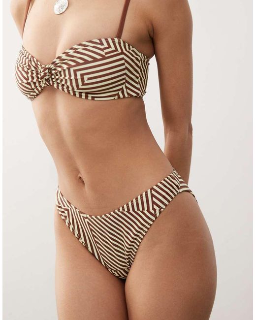 Reclaimed (vintage) Brown Hipster Bikini Bottom