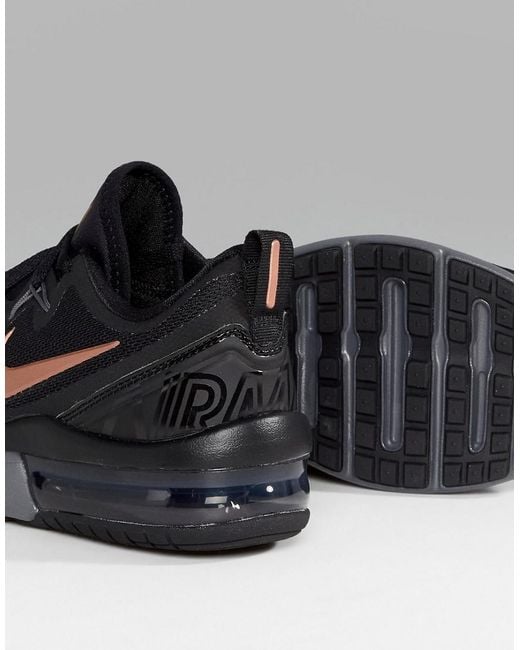 Nike Running Air Max Fury In Black And Rose Gold | Lyst Australia