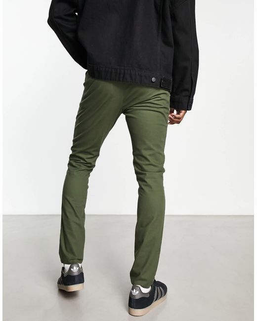 ASOS Green Skinny Chinos for men