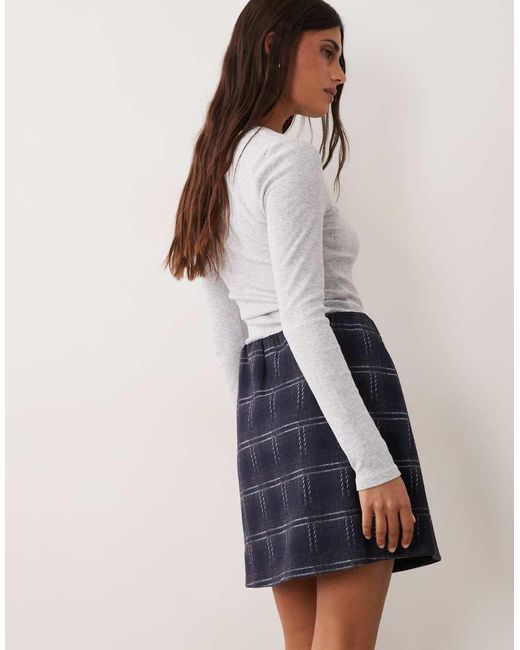 Jdy Blue Mini Skirt