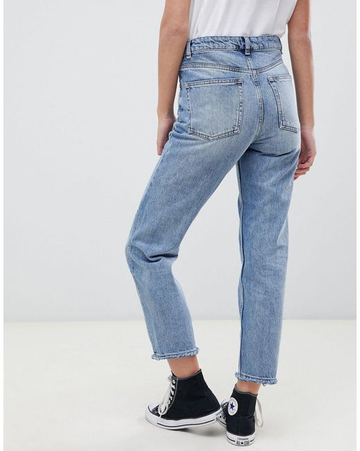 authentic straight leg jeans