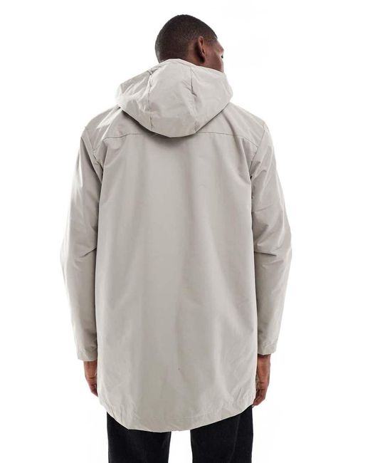 Brave Soul Natural Zip Through Collared Jacket With Pocket Detail for men