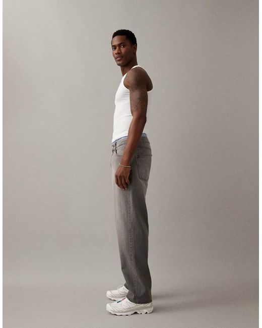 ASOS Gray baggy Jeans for men