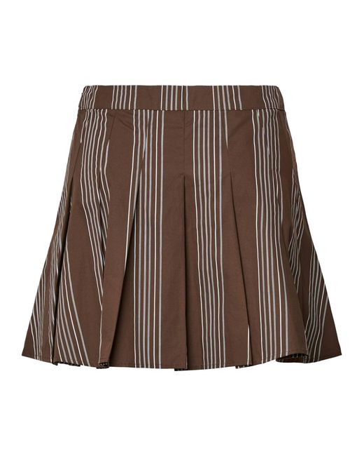 Mini-jupe - marron Pieces en coloris Brown