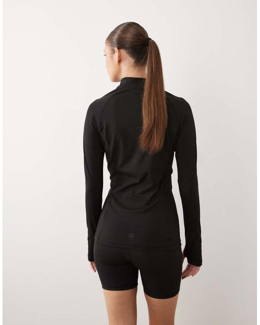 Dare 2b Black Quick-Dry Stretchy Refresh Full Zip Stretch Midlayer
