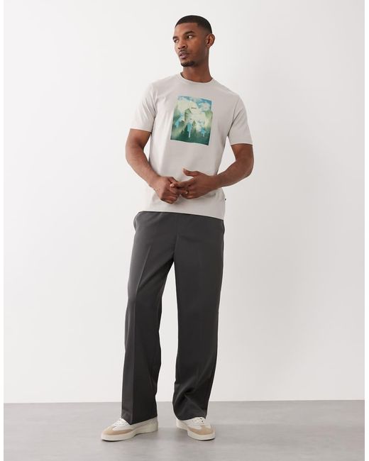Boss Multicolor Cover Chest Print T-shirt for men