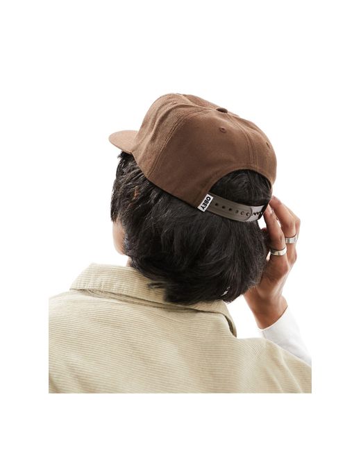 Rush - cappellino snapback con 6 pannelli di Obey in Black da Uomo
