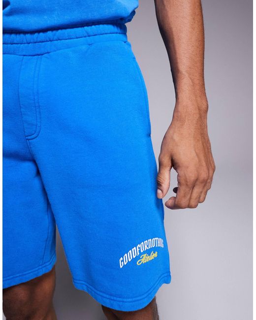 Good For Nothing – shorts in Blue für Herren