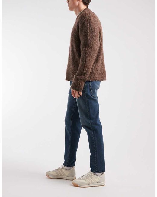 ASOS Blue Tapered Jeans for men